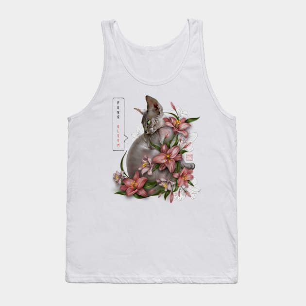 PURR BLOOM Tank Top by Carnival of Sadness